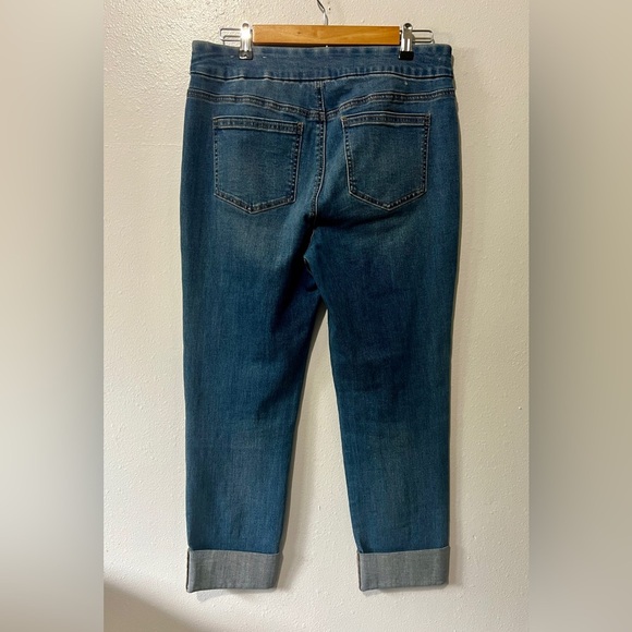 Chico's Jewel Cuffed Pull-On Ankle Jegging Cropped Jeans - 8R (31") - Picture 11 of 11